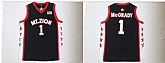 Mount Zion 1 Tracy McGrady Black College Basketball Jersey,baseball caps,new era cap wholesale,wholesale hats